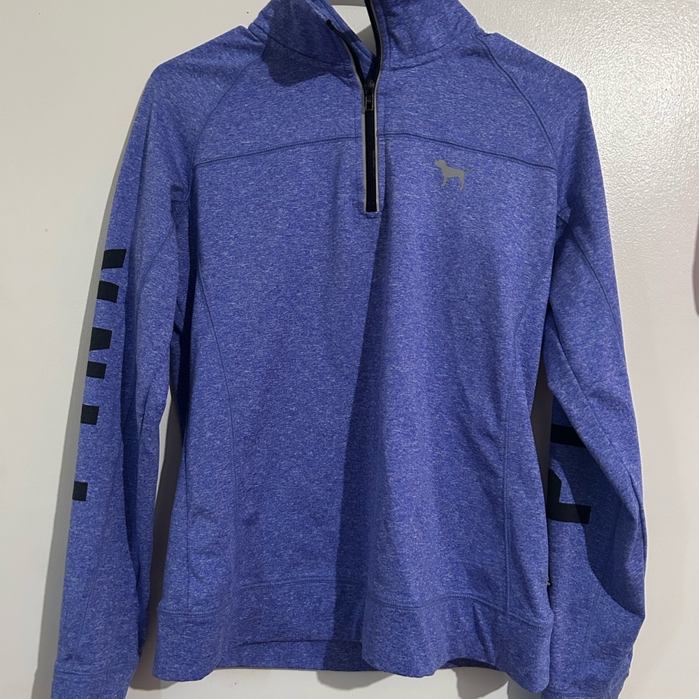 Victoria's Secret Blue 1/4 Zip Pullover
